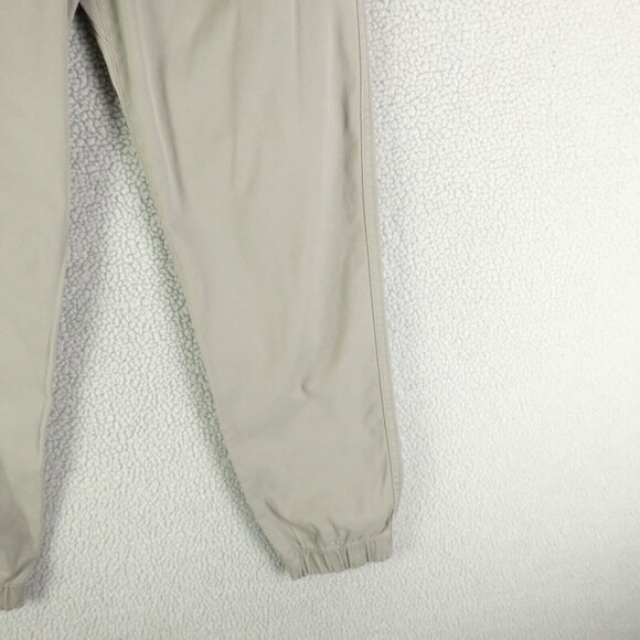 DUER Joggers Womens Small Green Live Lite Tapered Drawstring Pockets Cotton - Picture 3 of 13